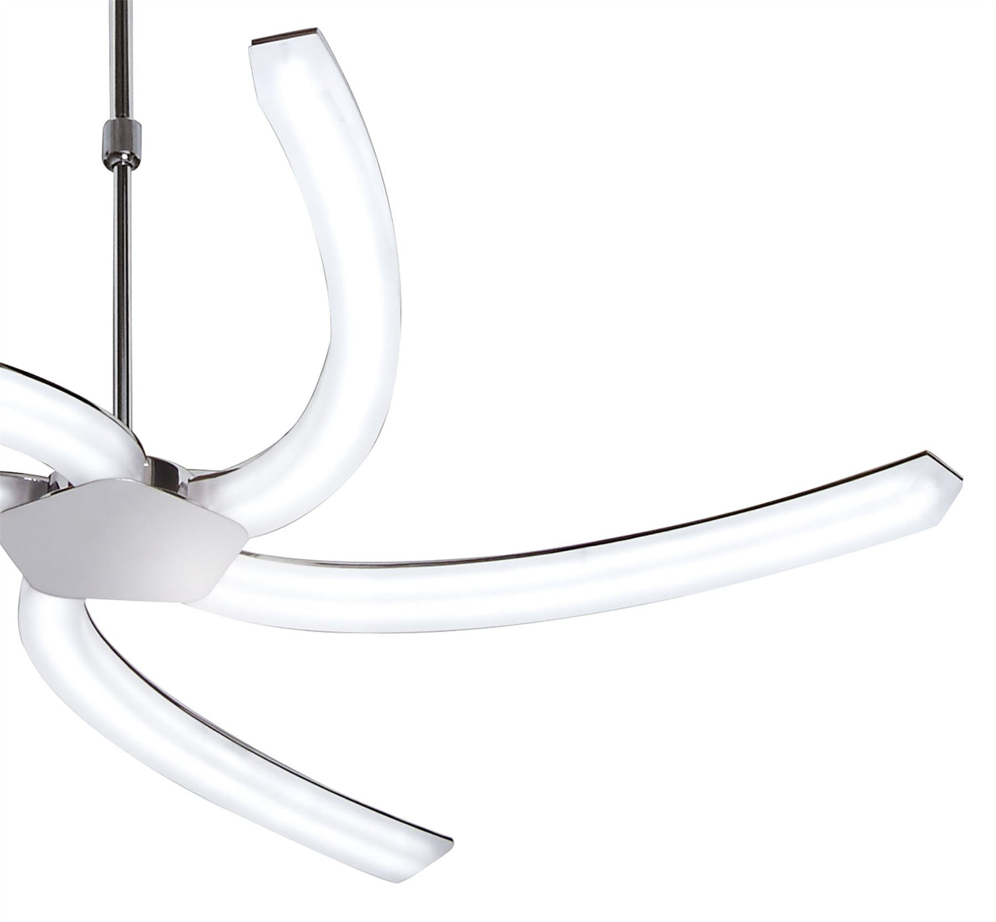 Mantra M3560 On Telescopic 30W LED 3000K, 3000lm, Polished Chrome/Frosted Acrylic, 3yrs Warranty - M3560 Ceiling