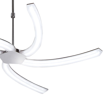 Mantra M3560 On Telescopic 30W LED 3000K, 3000lm, Polished Chrome/Frosted Acrylic, 3yrs Warranty - M3560 Ceiling