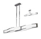 Mantra Sintesys GU10 Sintesys Linear Telescopic Convertible To Semi Flush GU10 4 Light Polished Chrome - M8666, CFL Lamps INCLUDED