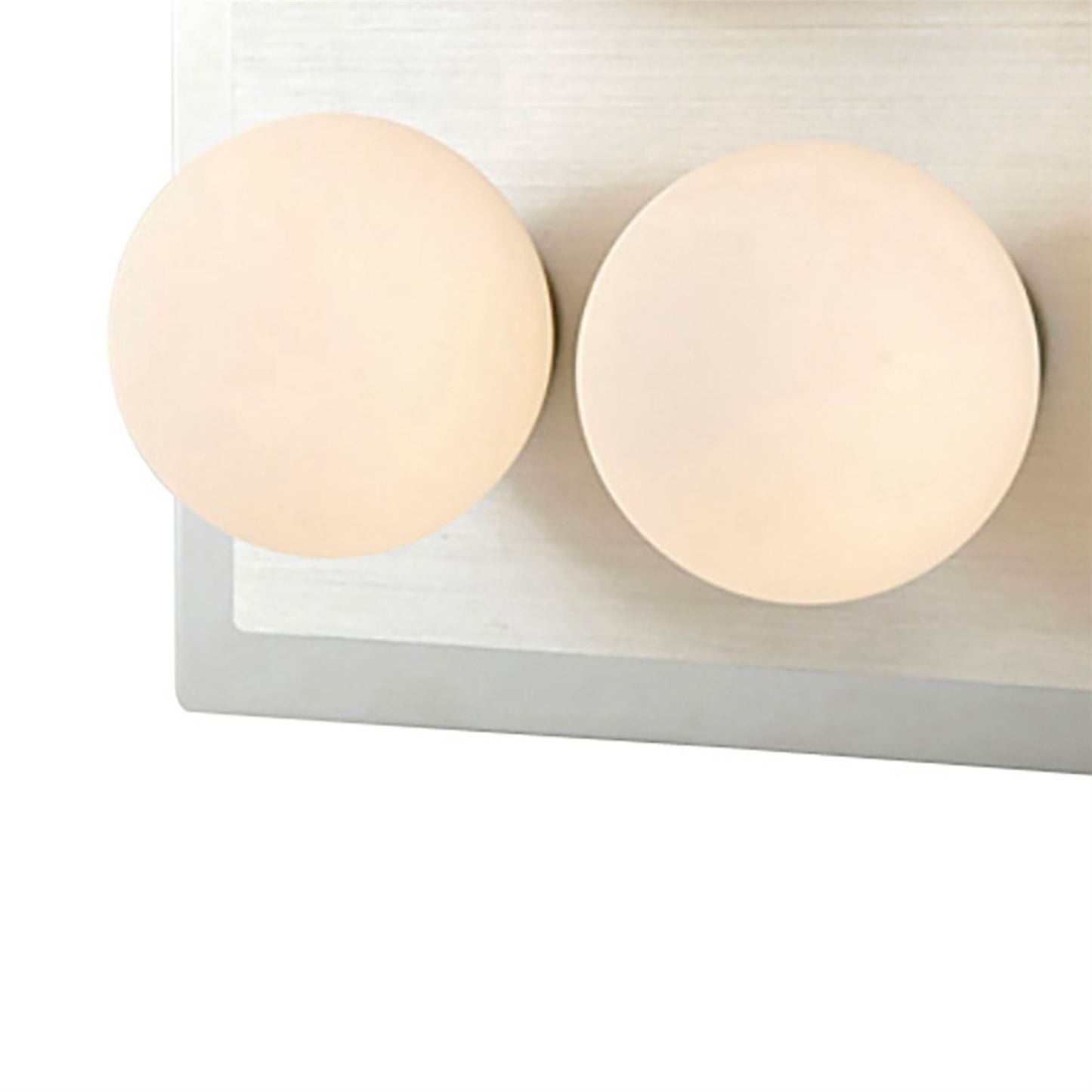 Diyas IP44 Globe Flush  Light G9 4 Light G9 In Polished Chrome & Aluminium/Opal Glass Ceiling Light Fitting