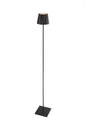 Mantra Fusion K2 Cordless K2 Rechargeable Battery Operated Floor Lamp, 2.2W LED, 3000K, 188lm, IP54, USB Charging Cable Included, Black, 3yrs Warranty