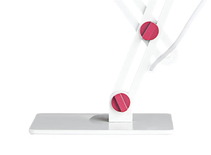 Mantra M3613 Looker Table Lamp 1 Light E27, Matt White/Purple