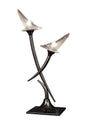 Mantra Flavia Table Lamp 2 Light G9, Black Chrome
