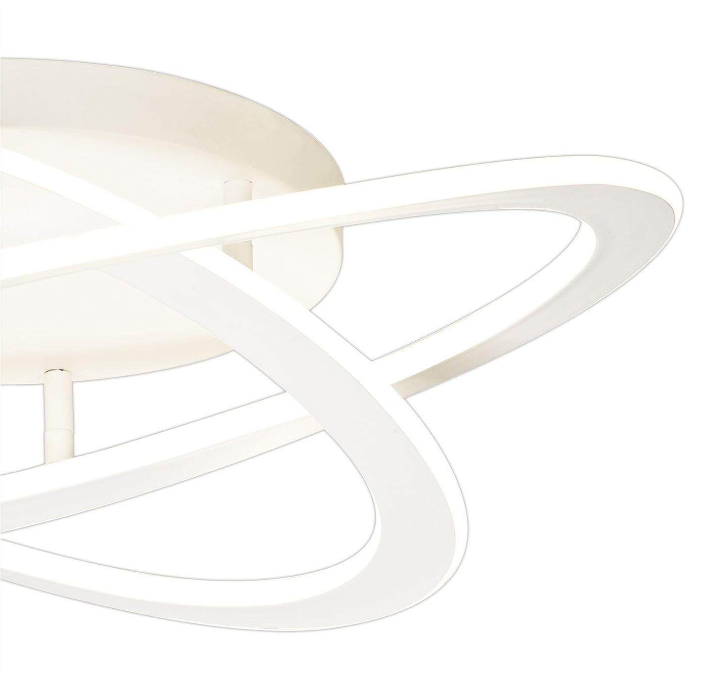 Mantra Planet 75cm Ceiling Light, 80W LED, 3000K, 3900lm, White, 3yrs Warranty