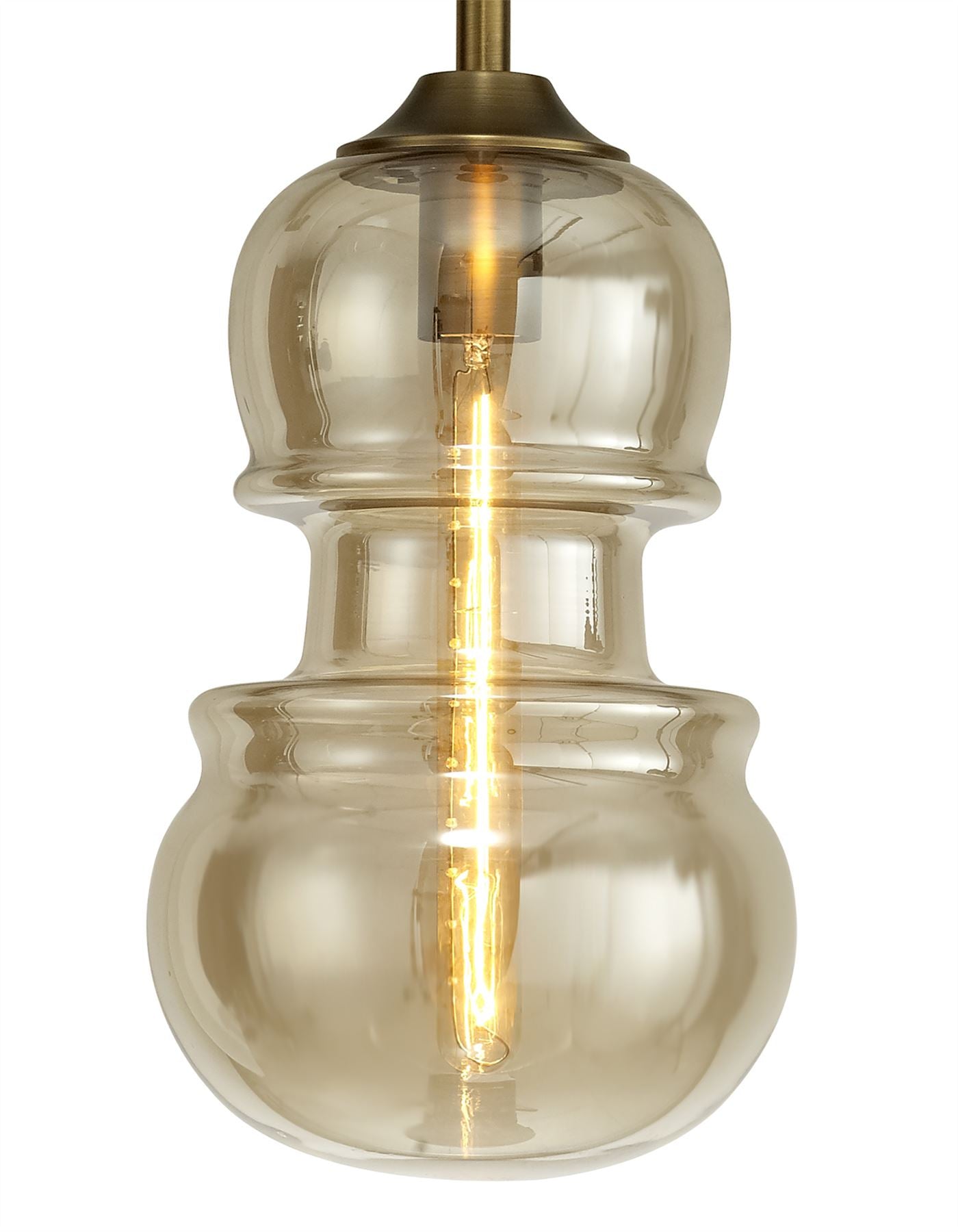 Mantra Sonata Pendant 22cm Round, 1 x E27, Bronze