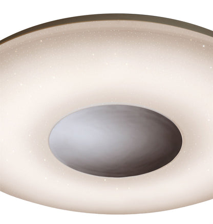 Mantra Fusion M3692 Reef 60W Tuneable White 3000K-6500K, 4200lm, Dimmable Flush Ceiling Light with Remote Control