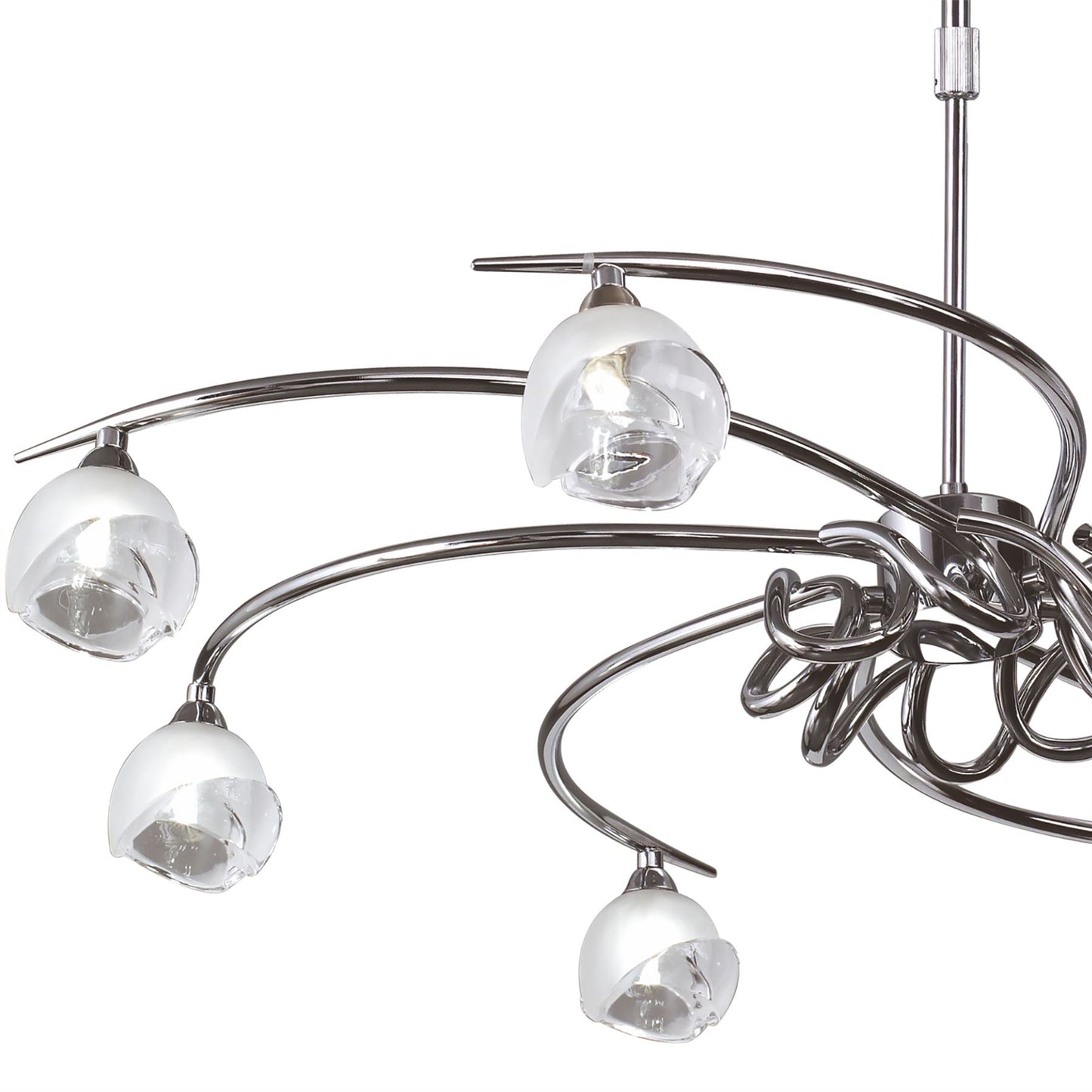 Mantra M0800 Fragma Telescopic 8 Light G9, Polished Chrome