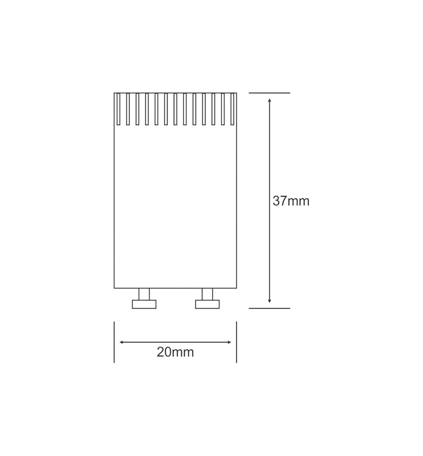 Luxram Starters Fluorescent Starter RS2 4-22W Fluorescent