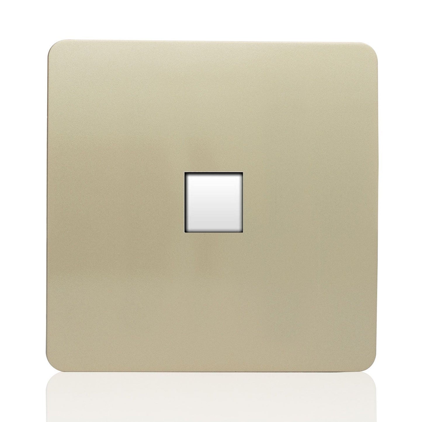 Trendi Artistic Modern Glossy Tactile Telephone Socket Gold ART-TLPGO