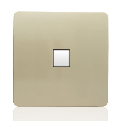 Trendi Artistic Modern Glossy Tactile Telephone Socket Gold ART-TLPGO