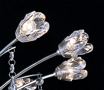 Diyas Bouquet 66cm  18 Light G4 Polished Chrome/Crystal, NOT LED/CFL Compatible Ceiling Pendant Light Fitting