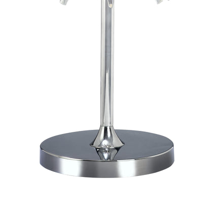 Diyas Sinclair Crystal Table Lamp 4 Light G9 Polished Chrome