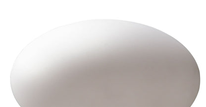 Mantra M1330 Huevo Oval Table Lamp 1 Light E27 Outdoor IP65, Opal White