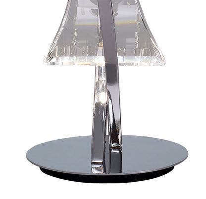 Mantra M0895 Kromo Table Lamp 1 Light G9 Looped Frame, Polished Chrome