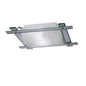 Diyas Leo Square Flush  3 Light E27 Polished Chrome/Mirror Ceiling Light Fitting