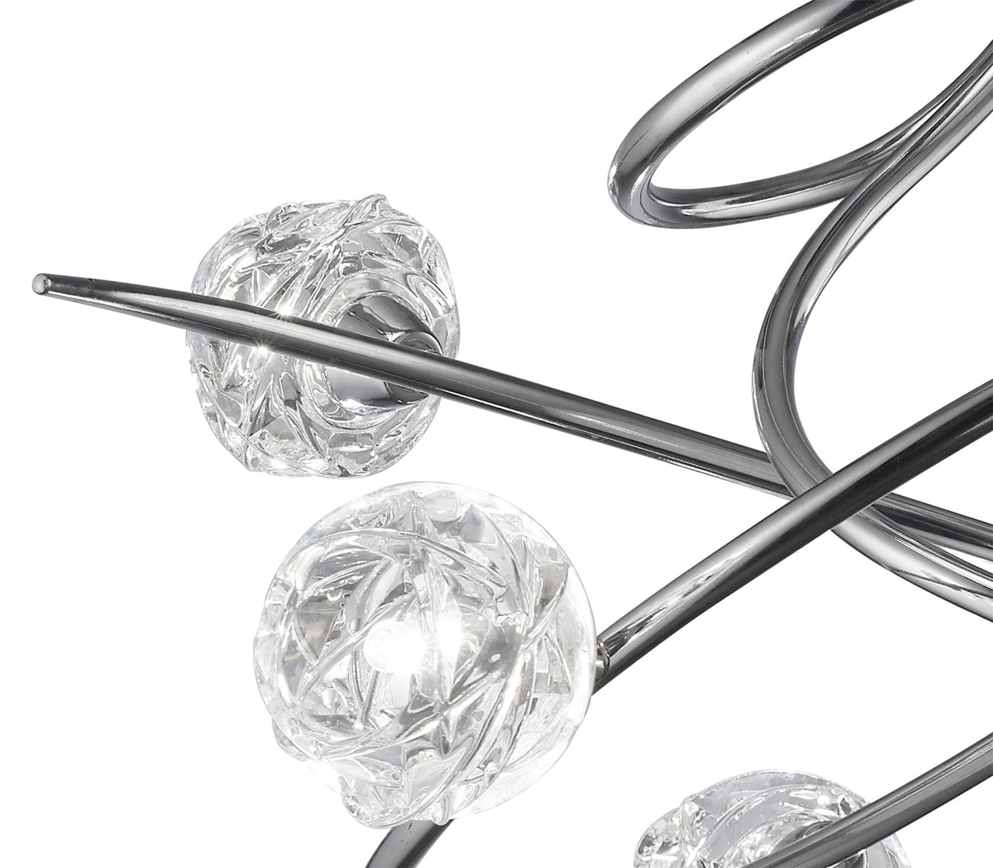 Mantra M3941 Maremagnum Ceiling 6 Light G9, Polished Chrome