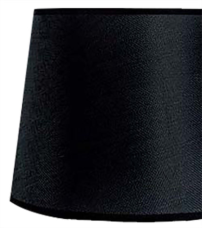 Mantra M5323 Habana Black Round Shade 210/240mm x 165mm, Suitable for Table Lamps