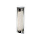 Mantra Fusion Tube Flush 8W LED 4000K Polished Chrome/Sand Diamond, 680lm, 3yrs Warranty Crystal