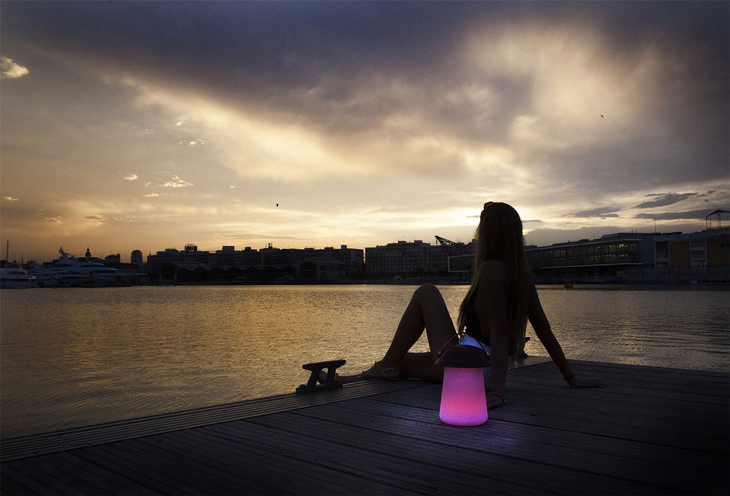 Mantra M3697 Funghi IP44 Portable 3W Speaker, 120lm, 3W LED RGBW Lamp Bluetooth Connection/Remote Control, 2yrs Warranty
