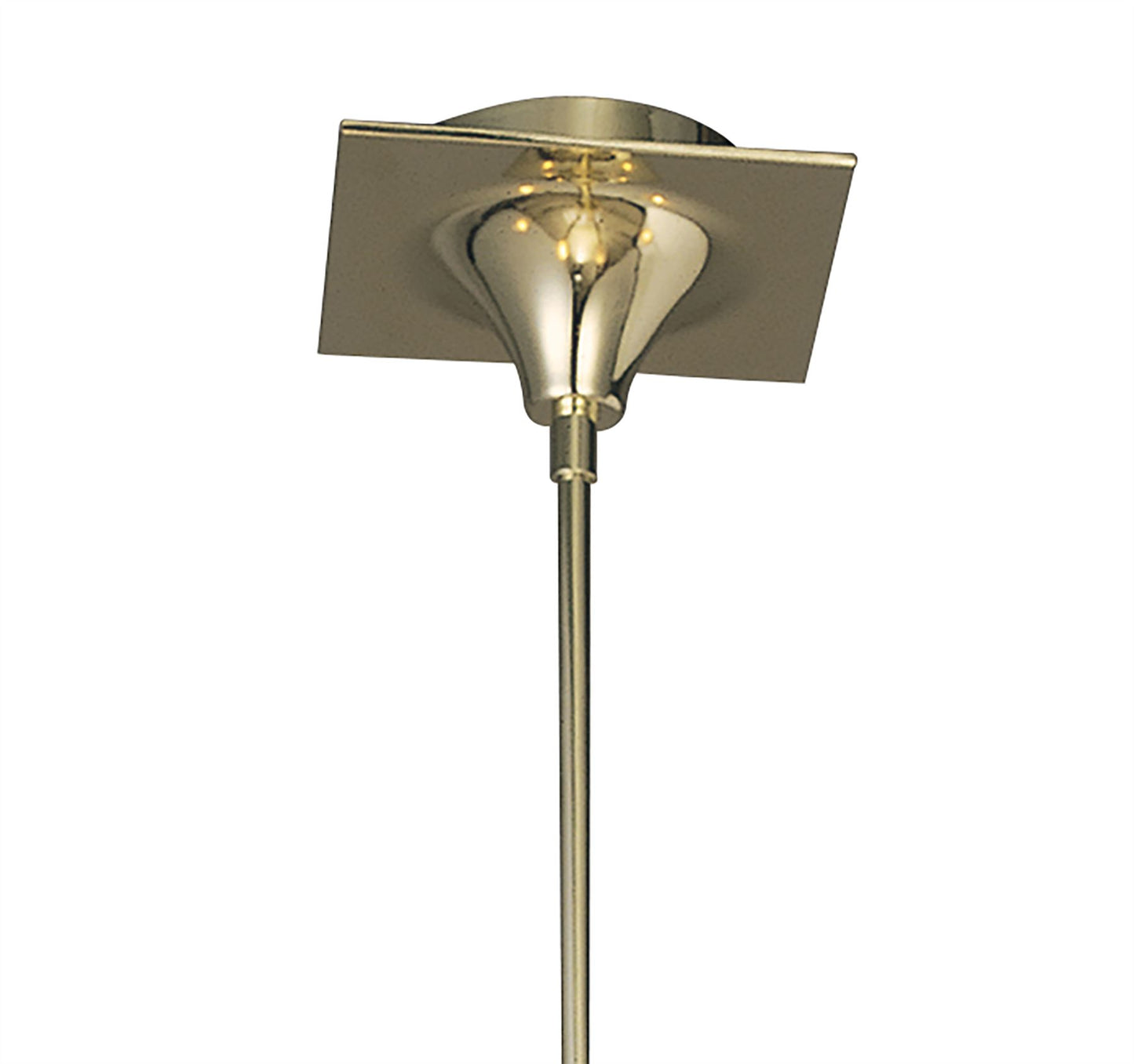 Mantra Viena 61cm Telescopic Pendant Round 6 Light G9, Polished Brass