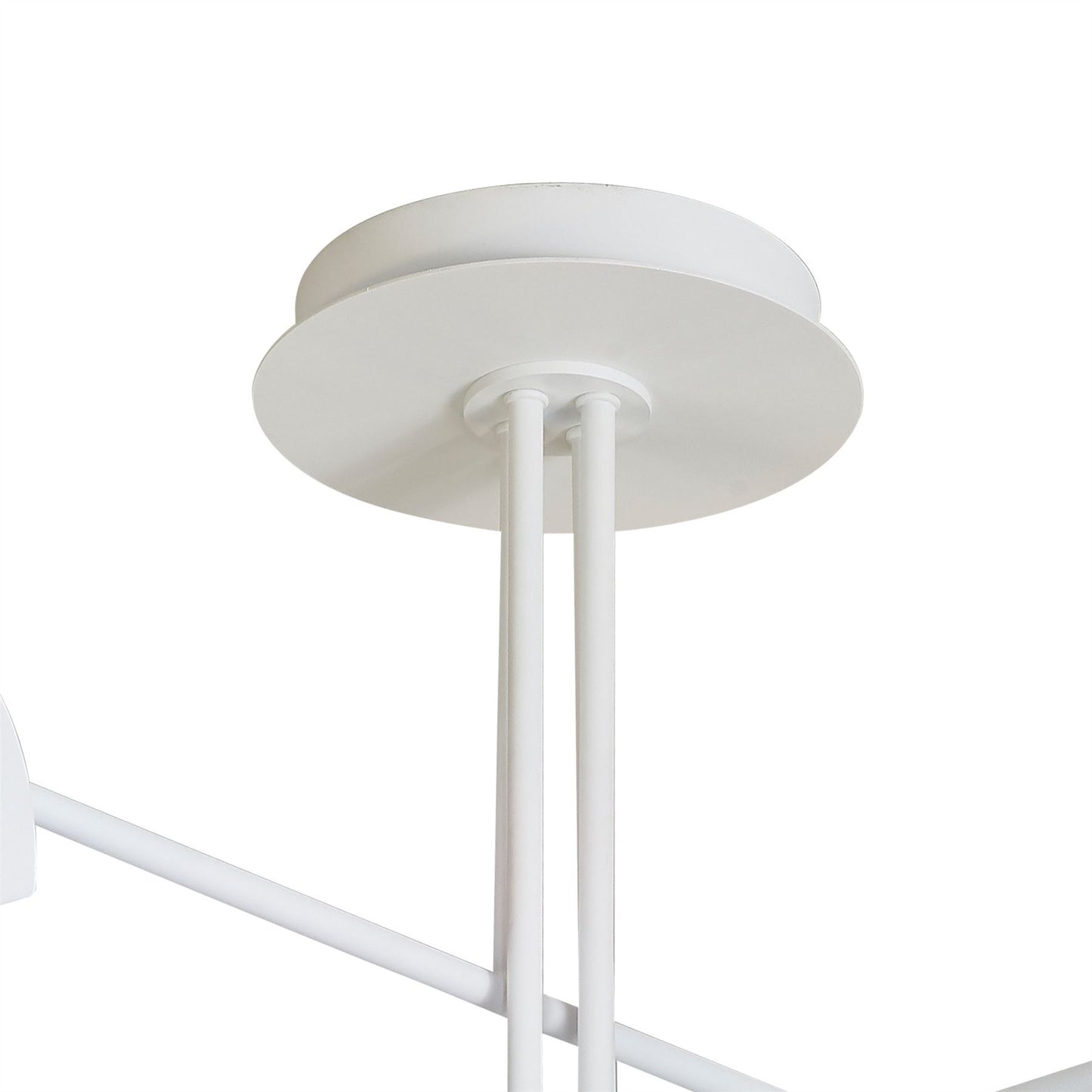 Mantra Capuccina 100cm 8 Light Fixed Pendant, 61.5W LED, 3000K, 4000lm, White, 3yrs Warranty