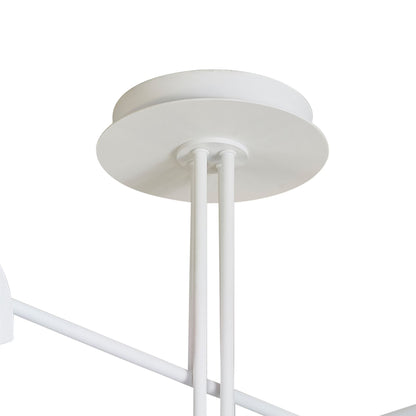 Mantra Capuccina 100cm 8 Light Fixed Pendant, 61.5W LED, 3000K, 4000lm, White, 3yrs Warranty
