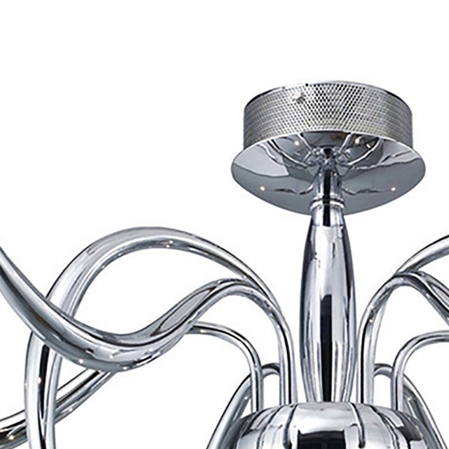 Diyas Llamas 96cm  9 Light G4 Polished Chrome, NOT LED/CFL Compatible Ceiling Light Fitting