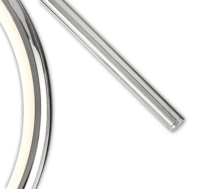 Mantra Olimpia Ceiling Light, 20W LED, 3000K, 1500lm, IP20, Chrome, 3yrs Warranty