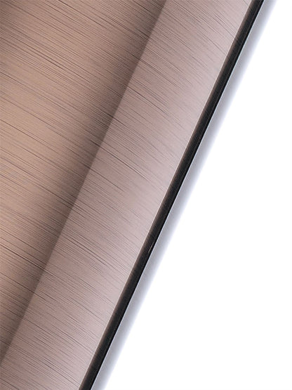 Deco Dako Black Pendant 1 Light E27 with 350 x 250mm Metallic Bronze Finish Cylinder Shade, c/w Ceiling Bracket