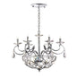 Diyas Galilea 65cm  6+3 Light G9 Polished Chrome/Crystal Ceiling Pendant Light Fitting