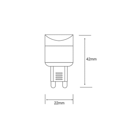 Luxram CapsuLED G9 2.0 2.5W Natural White 4000K 250lm LED