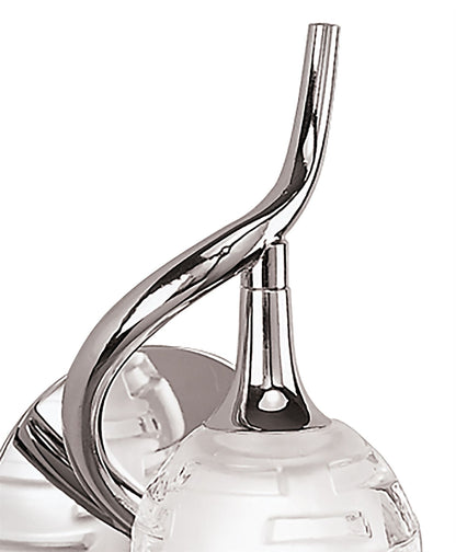 Mantra Dali Wall Light Switched 1 Light G9, Polished Chrome