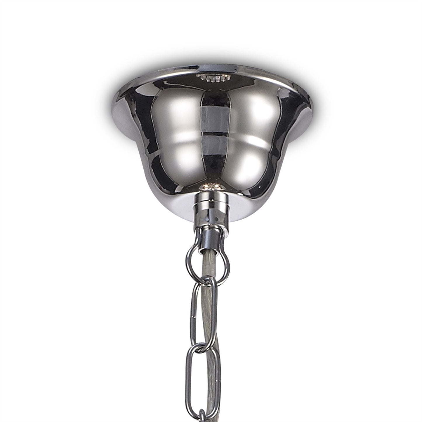 Deco Lana Pendant with Acrylic Spheres, 3 Light E14 Polished Chrome Finish