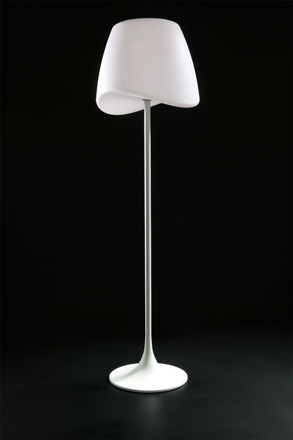 Mantra M1502 Cool Floor Lamp 2 Light E27 Foot Switch Indoor, Matt White/Opal White Item Weight: 22.5kg