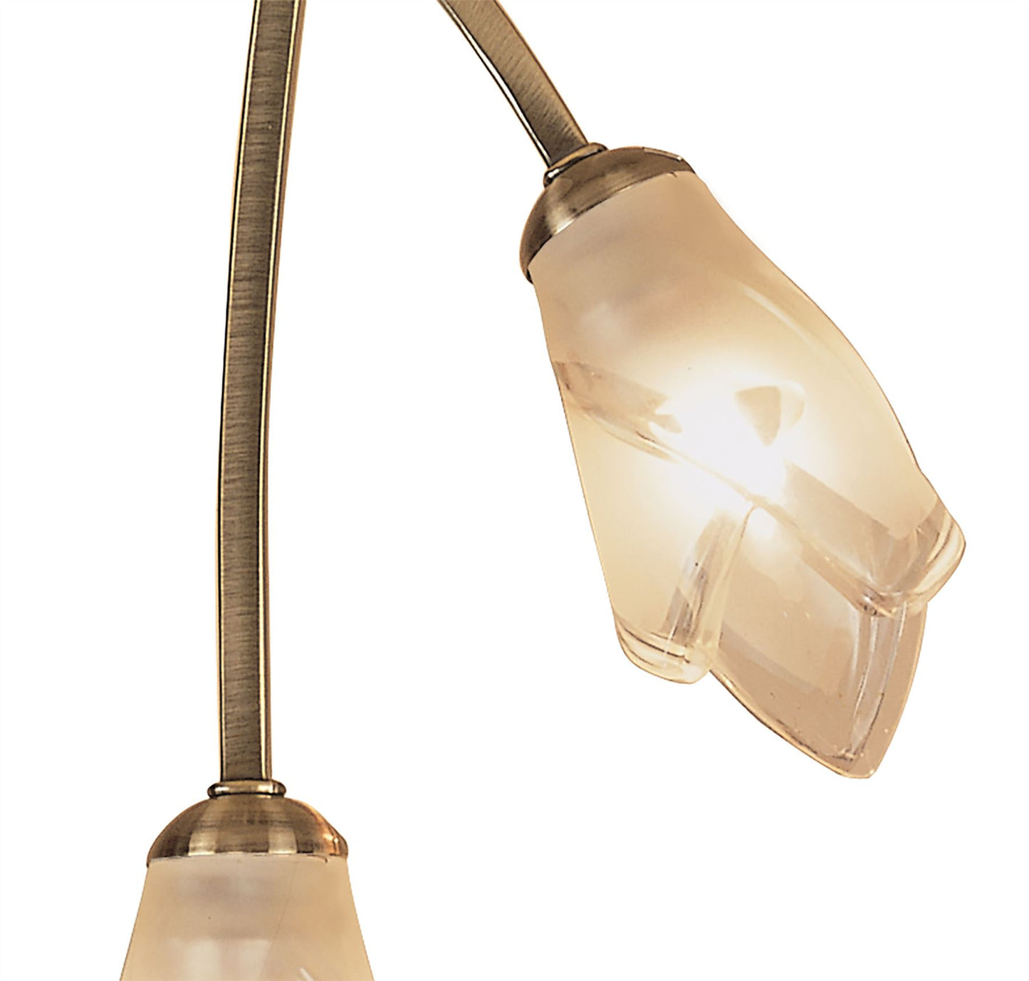 Mantra Pietra Ceiling 2 Light G9, Antique Brass