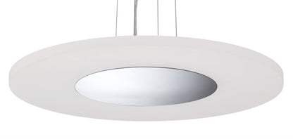 Mantra Fusion Notte 50cm Pendant 28W LED Round 3000K, 1800lm, Polished Chrome/Frosted Acrylic, 3yrs Warranty
