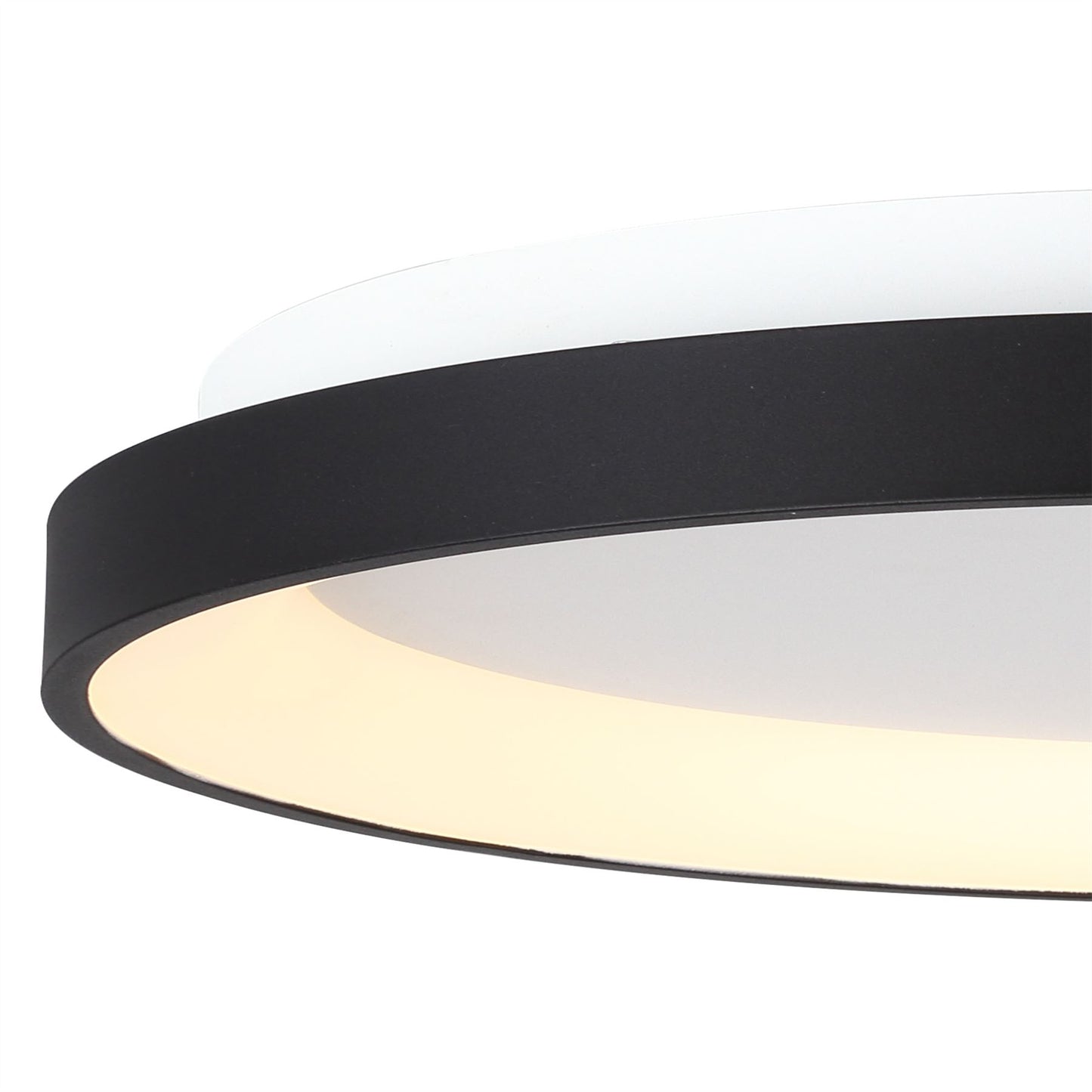Mantra Fusion Niseko Ring Ceiling 78cm 58W LED, 3000K, 4700lm, Black, 3yrs Warranty Ceiling