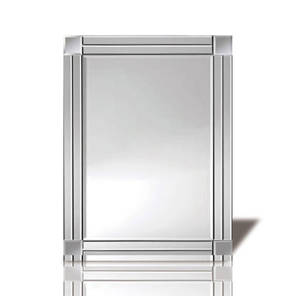 Diyas Home Matteo 60cm x 80cm Duel Cut Detailed Mirror (Can Only Be Shipped On A Pallet, Additional Charges May Apply.) Mirrors