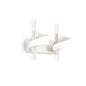Mantra Tsunami 2 Light Spiral Wall Light, 24W LED, 3000K, 1800lm, Sand White, 3yrs Warranty