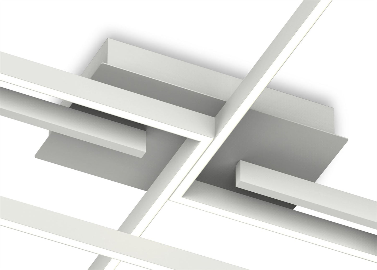 Mantra Fusion Mural Rectangular Ceiling Light, 48W LED, 3000K, 3840lm, IP20, Matt White, 3yrs Warranty