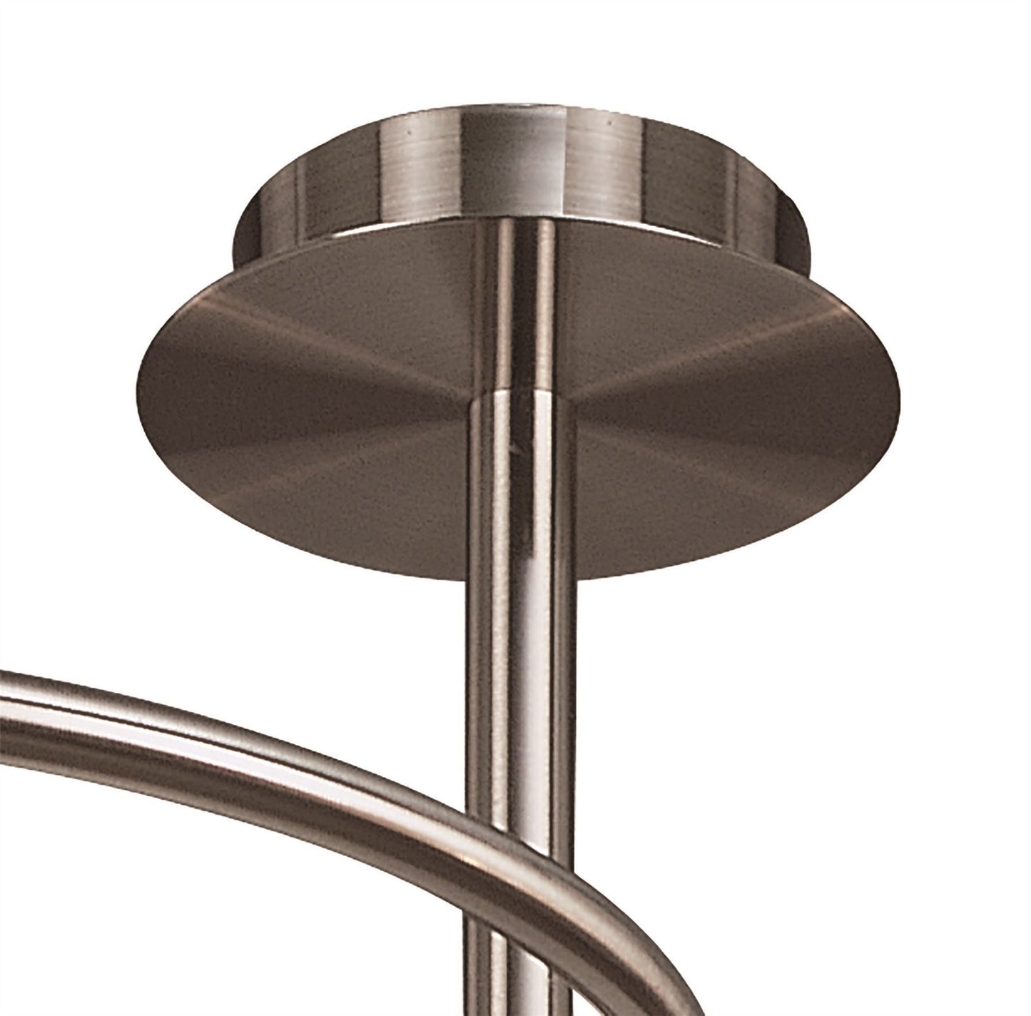 Mantra Sphere 59.3cm Semi Flush 4 Light G9, Satin Nickel