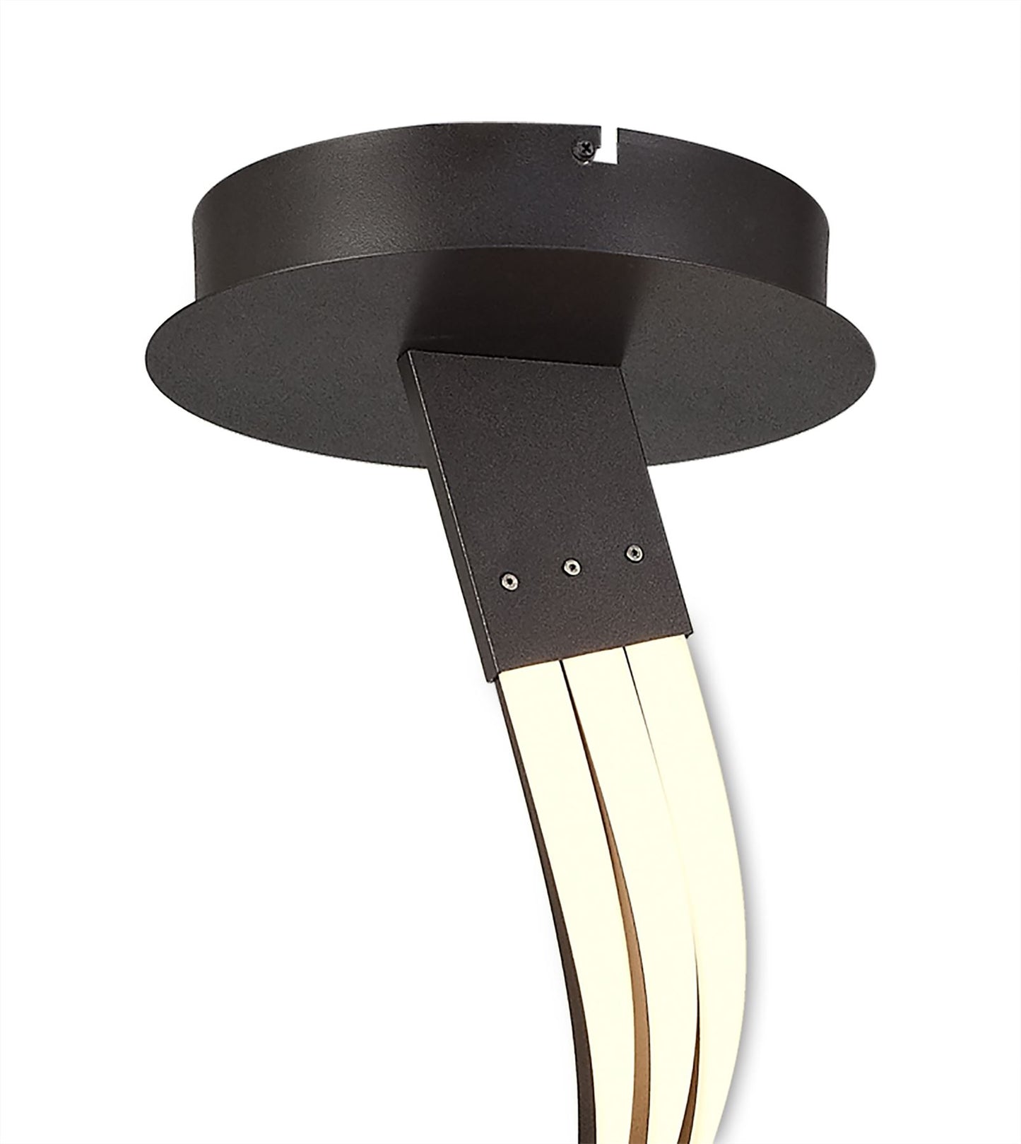 Mantra Nur XL M5832 Nur BR XL Semi Ceiling 80W LED 2800K, 6200lm, Dimmable Frosted Acrylic/Brown Oxide, 3yrs Warranty - M5832 Ceiling