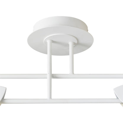 Mantra Capuccina Small 4 Light Semi Flush, 30W LED, 3000K, 2100lm, White, 3yrs Warranty