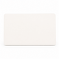Trendi 2 Gang Artistic Modern Glossy Tactile Double Blanking Plate in Matt White - ART-2BLKMWH