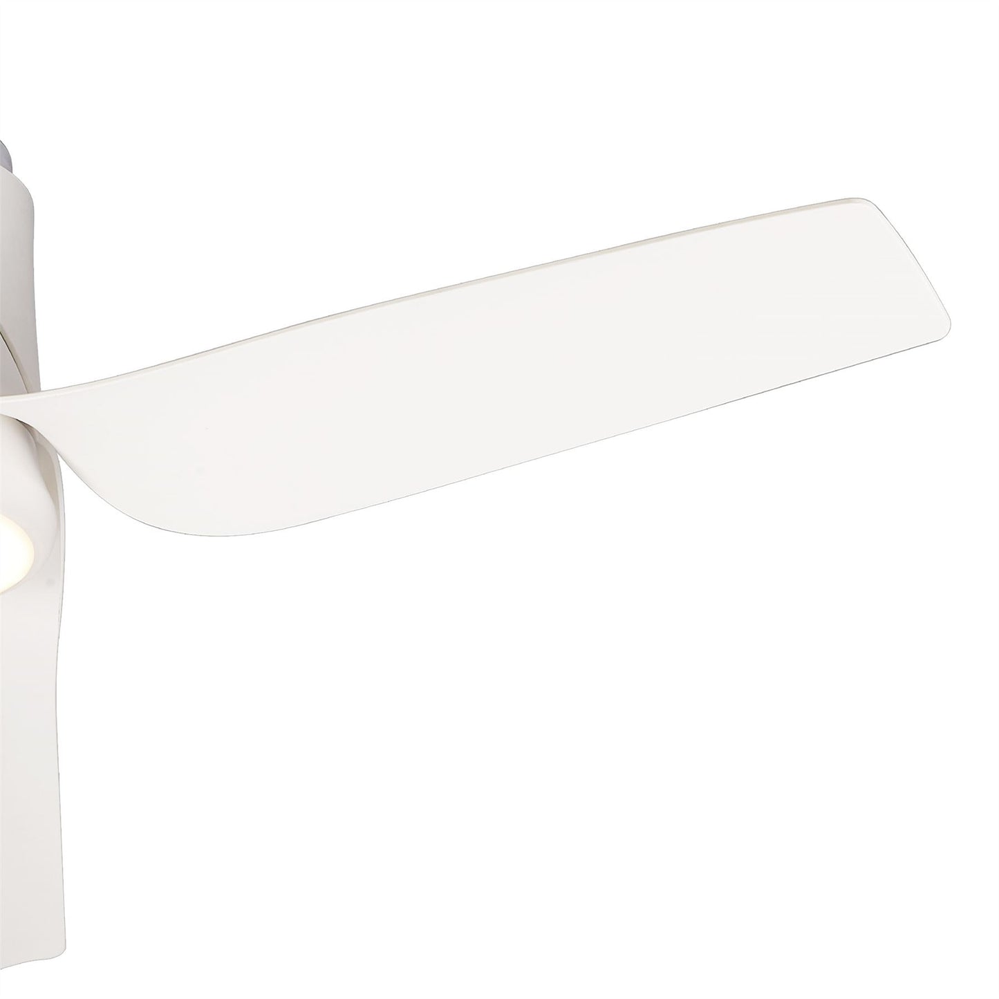 Ushuaia 133cm 30W LED Dimmable Ceiling Light With Built-In 35W DC Fan, 2700-5000K Remote & APP Control, 2400lm, White, 5yrs Warranty
