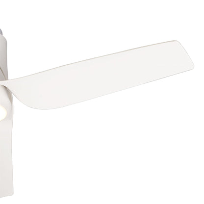 Ushuaia 133cm 30W LED Dimmable Ceiling Light With Built-In 35W DC Fan, 2700-5000K Remote & APP Control, 2400lm, White, 5yrs Warranty
