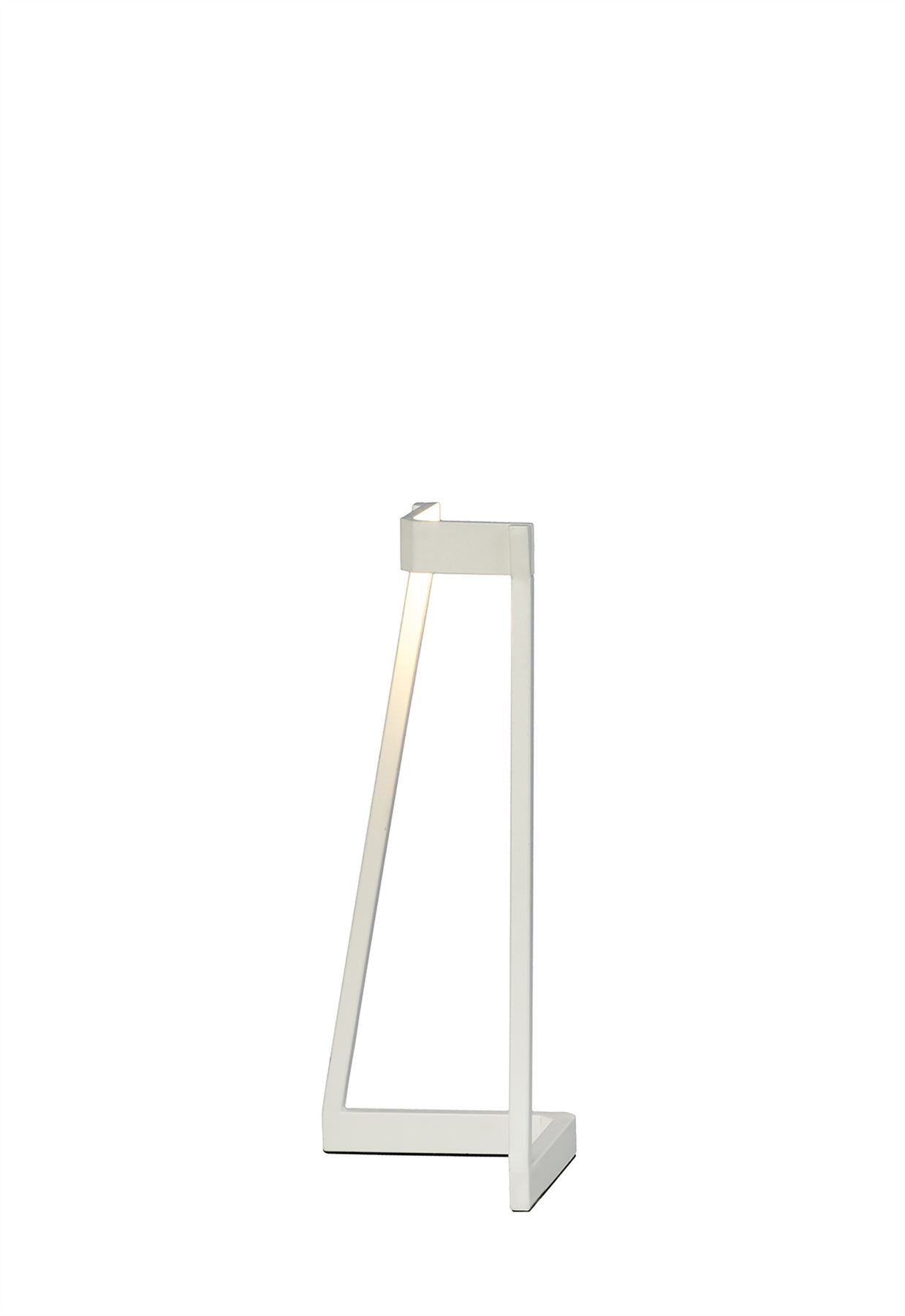 Mantra Minimal Table Lamp, 5W LED, 3000K, 375lm, White, 3yrs Warranty