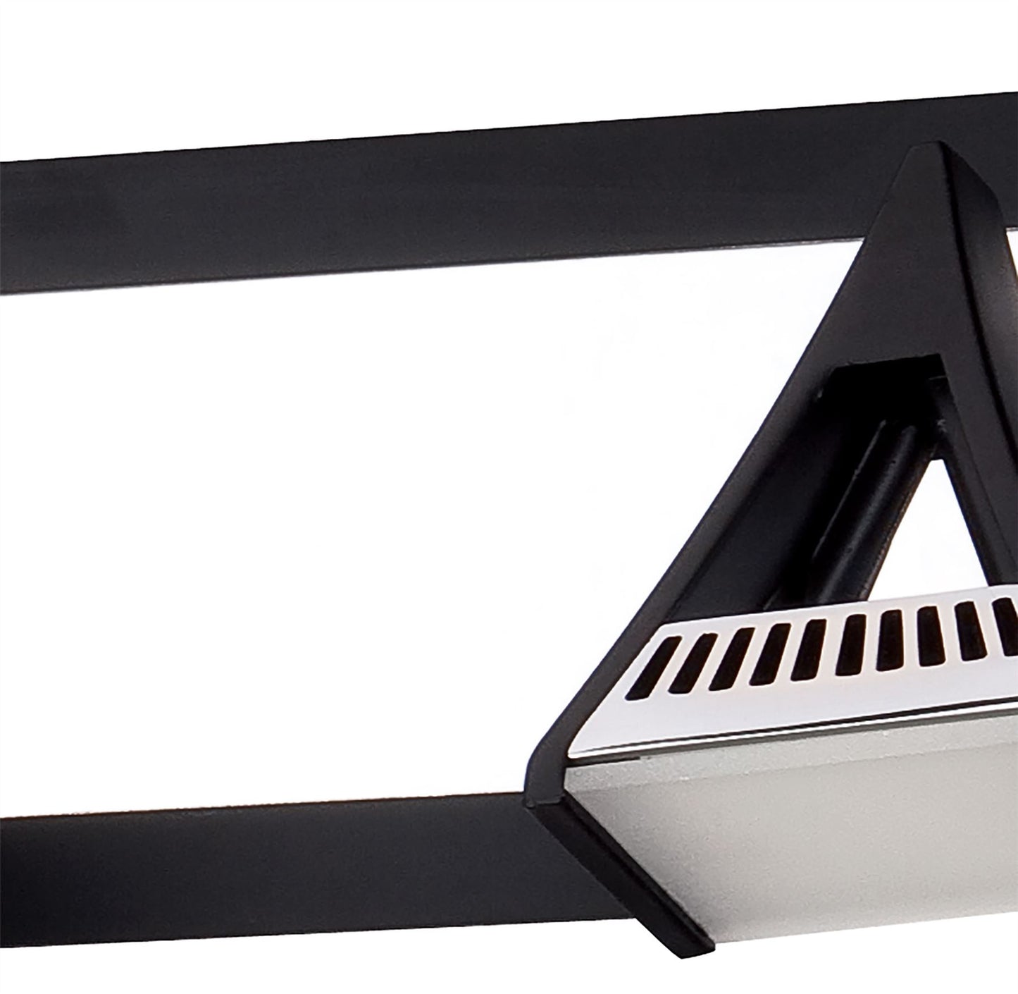 Mantra Fusion Filippo Linear Spot Light 4 Light LED 20W 3000K, 1750lm, Matt Black/Polished Chrome, 3yrs Warranty