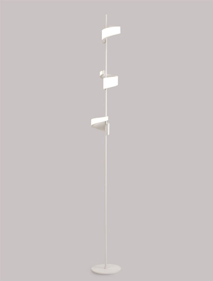 Mantra Tsunami 3 Light Floor Lamp, 36W LED, 3000K, 2700lm, Sand White, 3yrs Warranty