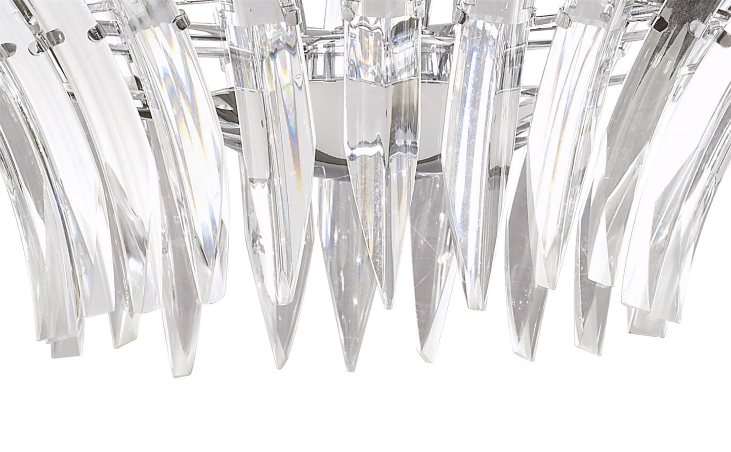 Diyas Sinclair  9 Light G9 Polished Chrome Ceiling Pendant Light Fitting